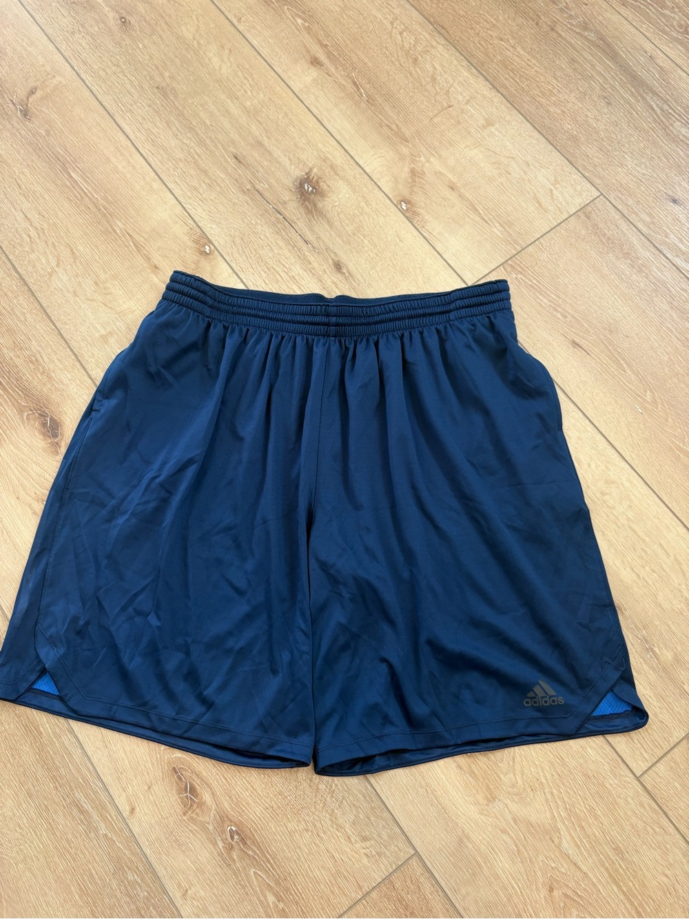 adidas Navy Athletic Mens Training Shorts